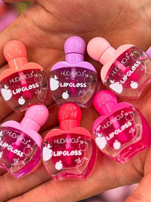 3 Pcs Huda Moji High Pigmented Lip Oil , Shades Of Pink