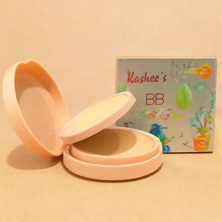 Kashees 2 In 1 Matte Poreless Face Powder Natural Shade
