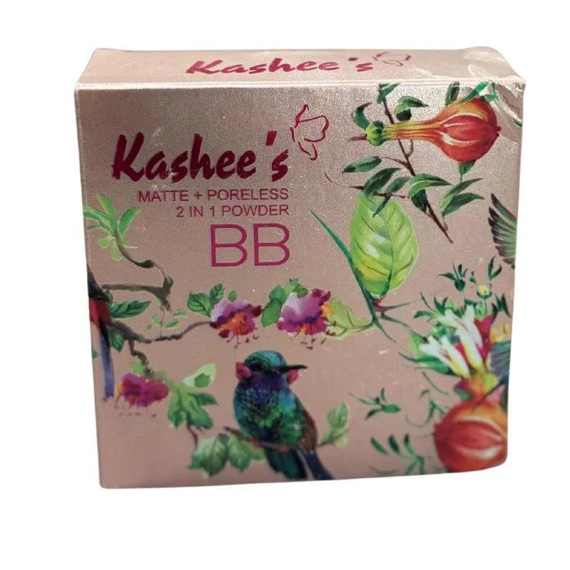 Kashees 2 In 1 Matte Poreless Face Powder Natural Shade