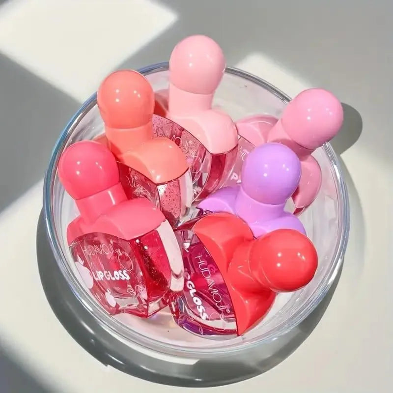 3 Pcs Huda Moji High Pigmented Lip Oil , Shades Of Pink