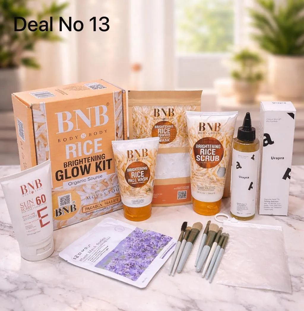BNB Rice Glow Kit 5 in 1 Facial Care Set