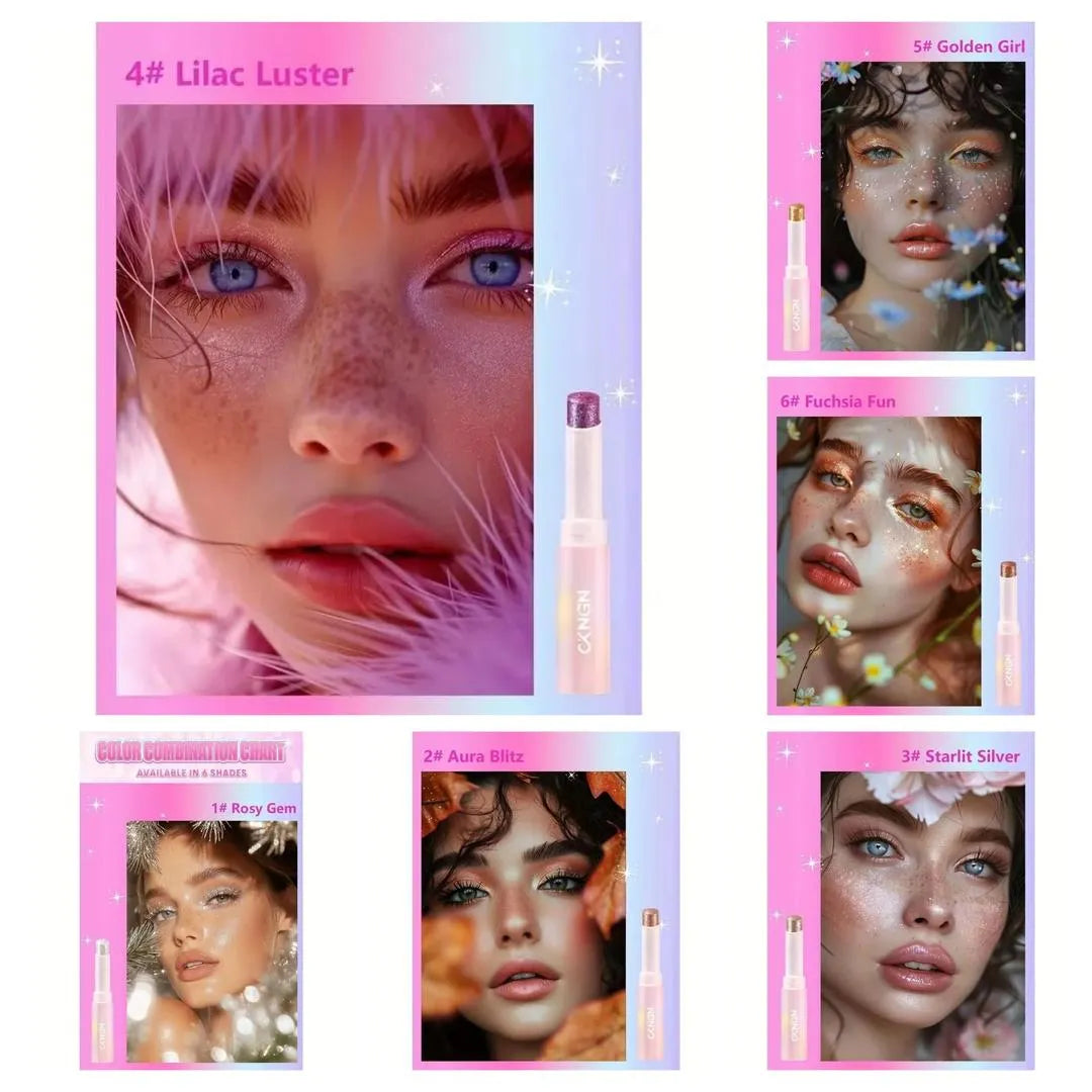 Multipurpose Glitter Highlighter Stick for Eyes & Lips
